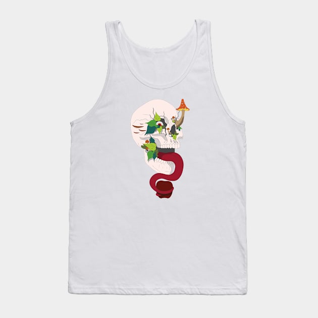 Tempter skull Tank Top by Mammoths